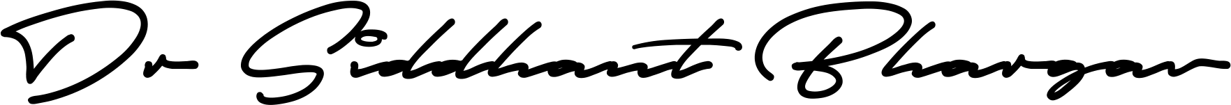 Dr Siddhant Bhargav_Signature